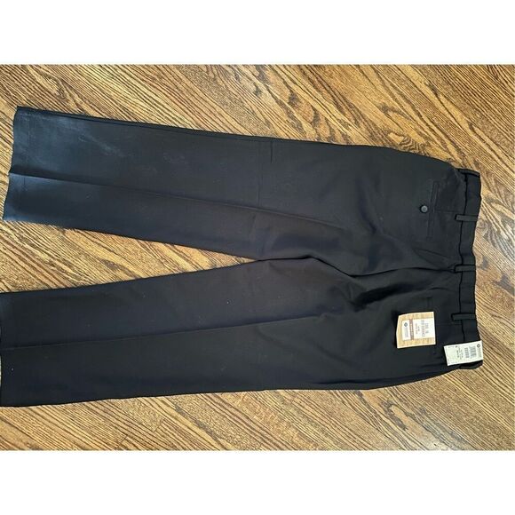 Haggar Men's black pants 36x29 Cool 18 Pro Classic Fit Flat Front Casual Pant Re - Picture 7 of 9